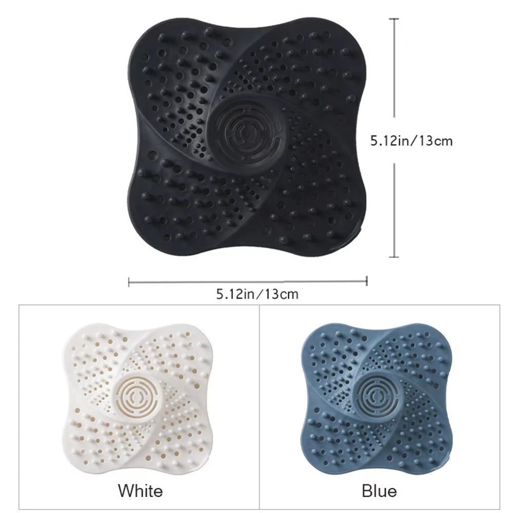 Anti-Blocking Hair Catcher Hair Stopper Plug Trap Shower Floor Drain Covers Sink Strainer Filter Bathroom Kitchen Accessories